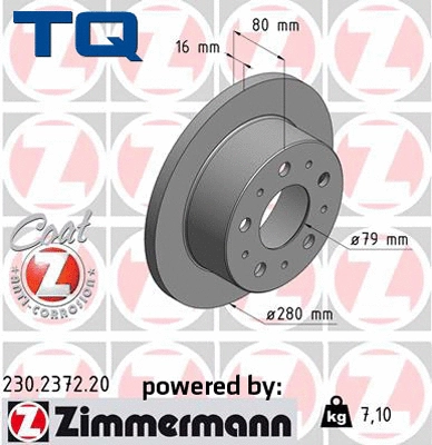 Brake Disc (TQ-BD0032)