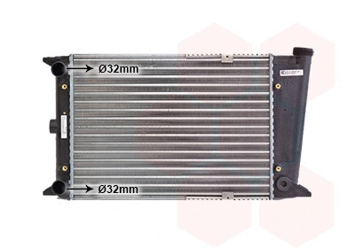 Radiator, engine cooling (TQ-58002006)