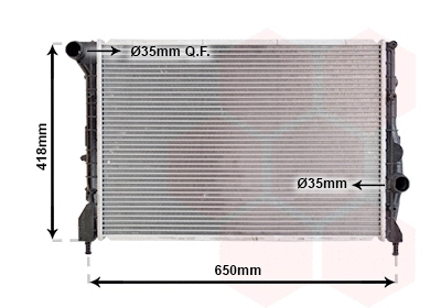Radiator, engine cooling (TQ-01002083)