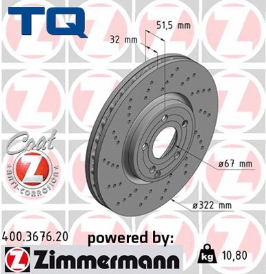 Brake Disc (TQ-BD0760)