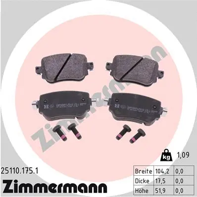 Brake Pad Set, disc brake (TQ-BP0926)