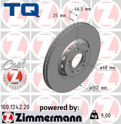 Brake Disc (TQ-BD0136)