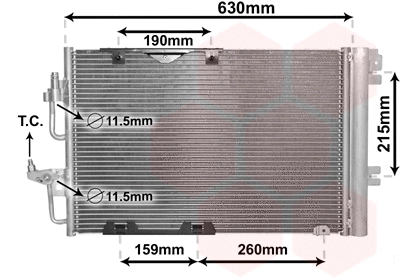 Condenser, air conditioning (TQ-37005367)