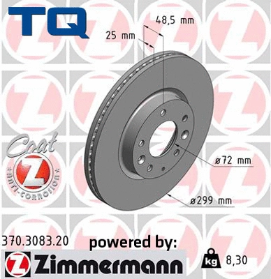 Brake Disc (TQ-BD0625)