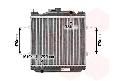 Radiator, engine cooling (TQ-52002010)