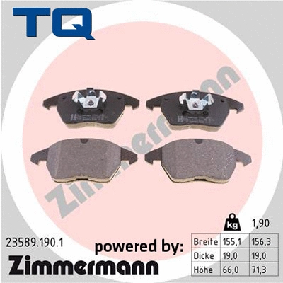 Brake Pad Set, disc brake (TQ-BP0520)