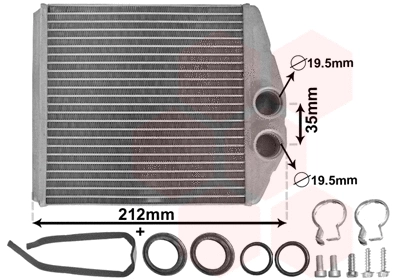 Heat Exchanger, interior heating (TQ-37006354)