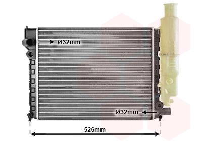 Radiator, engine cooling (TQ-40002092)