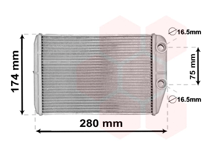 Heat Exchanger, interior heating (TQ-17006410)