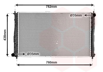 Radiator, engine cooling (TQ-83002018)