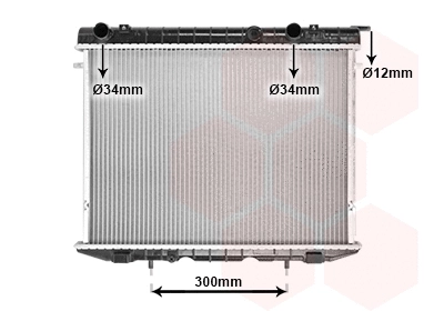 Radiator, engine cooling (TQ-37002175)