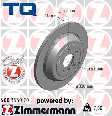 Brake Disc (TQ-BD0736)