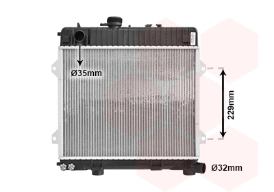 Radiator, engine cooling (TQ-06002031)