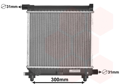 Radiator, engine cooling (TQ-30002039)