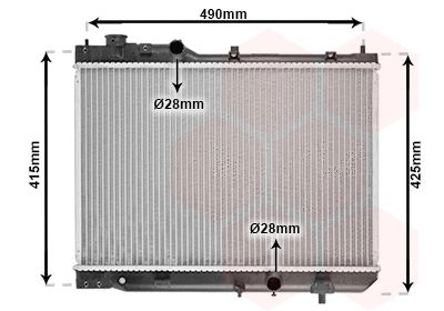 Radiator, engine cooling (TQ-27002214)