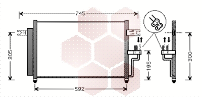 Condenser, air conditioning (TQ-82005165)
