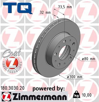 Brake Disc (TQ-BD0380)
