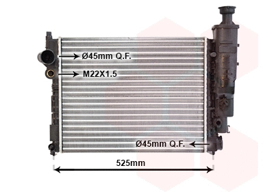 Radiator, engine cooling (TQ-40002124)