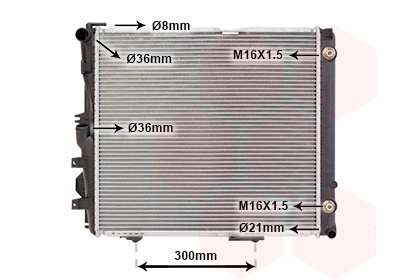 Radiator, engine cooling (TQ-30002072)