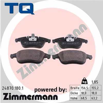 Brake Pad Set, disc brake (TQ-BP0894)