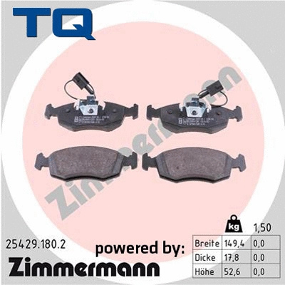Brake Pad Set, disc brake (TQ-BP0979)