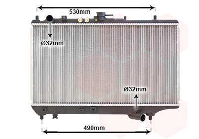 Radiator, engine cooling (TQ-27002071)