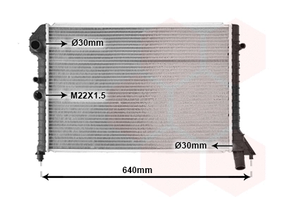 Radiator, engine cooling (TQ-59002060)