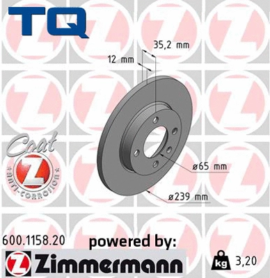 Brake Disc (TQ-BD0093)