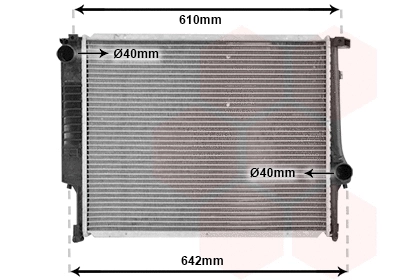 Radiator, engine cooling (TQ-06002096)