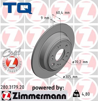 Brake Disc (TQ-BD0530)