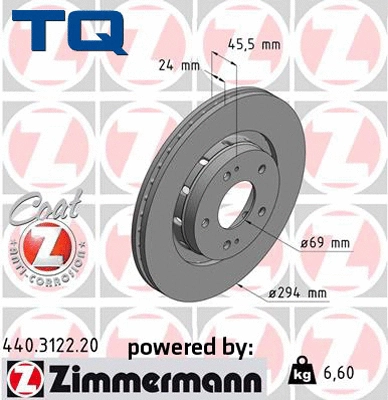 Brake Disc (TQ-BD0884)