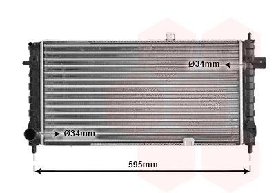 Radiator, engine cooling (TQ-37002054)