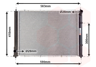 Radiator, engine cooling (TQ-02002149)