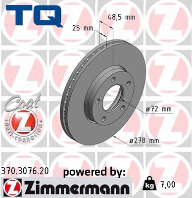 Brake Disc (TQ-BD0056)