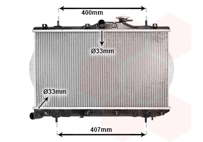 Radiator, engine cooling (TQ-82002047)