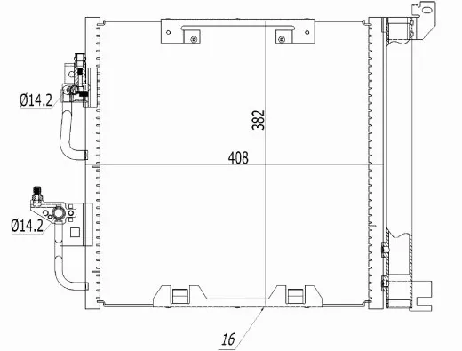 Condenser, air conditioning (TQ-HL-104)