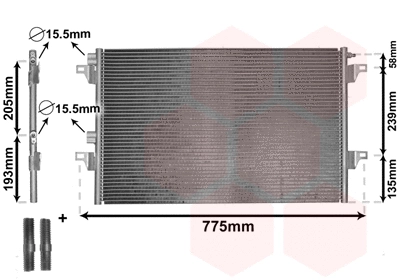 Condenser, air conditioning (TQ-43005382)
