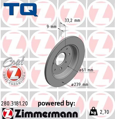 Brake Disc (TQ-BD0532)