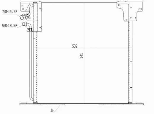 Condenser, air conditioning (TQ-HL-519)