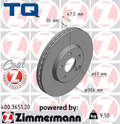 Brake Disc (TQ-BD0737)