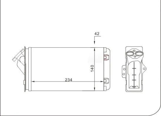Heat Exchanger, interior heating (TQ-YMLH160)