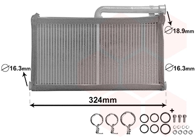 Heat Exchanger, interior heating (TQ-03006296)