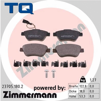 Brake Pad Set, disc brake (TQ-BP0067)