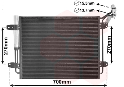 Condenser, air conditioning (TQ-58005291)