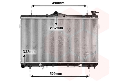 Radiator, engine cooling (TQ-82002044)