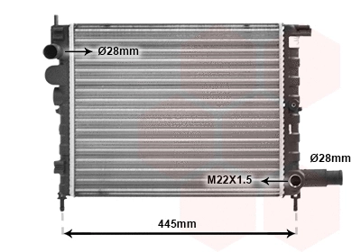 Radiator, engine cooling (TQ-09002070)