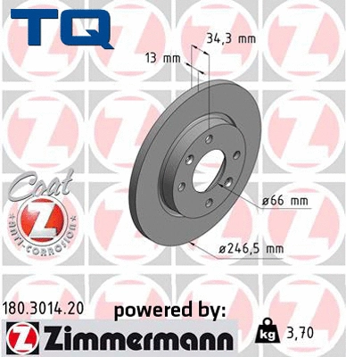 Brake Disc (TQ-BD0024)