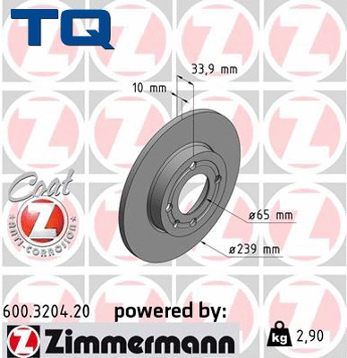 Brake Disc (TQ-BD1157)