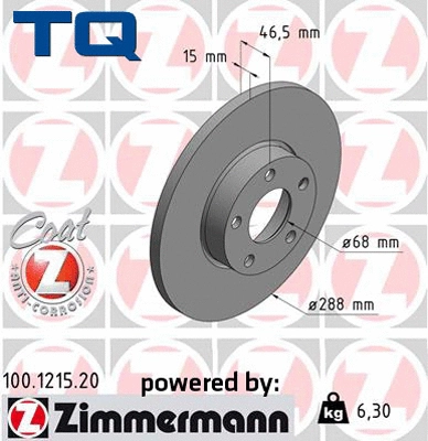 Brake Disc (TQ-BD0117)