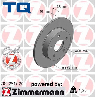Brake Disc (TQ-BD0401)